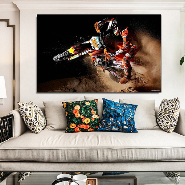 Art Poster Motocross sport