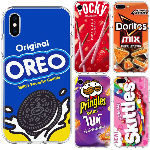 Funny Snacks Phone Case For iPhone 6 6s 7 8 Plus XR X XS MAX XR X 11Pro 11  Pro Max Fashion Funny Soft TPU Back Cover Phone Case For Samsung Note10