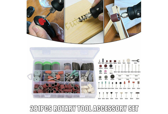 281X Rotary Drill Tool Accessories Bit Set Polishing Kit For Dremel Grinding NEW 