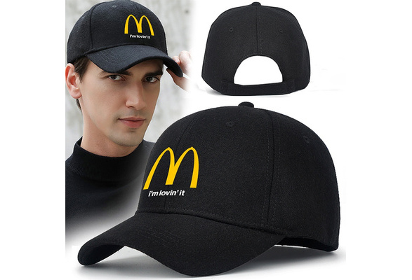 New Fashion McDonalds Cap I'm Lovin'it Performance Hat Personality Hat  Adjustable Baseball Cap
