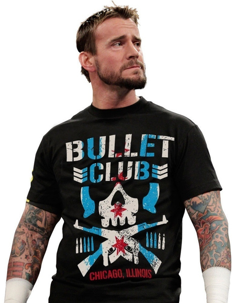 skildring afbryde Kræft Cm Punk Bullet Club Japan Pro Wrestling Chicago Illinois Men's T Shirt |  Wish