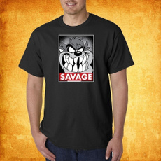 Mens T Shirt, devils, Cotton T Shirt, savage
