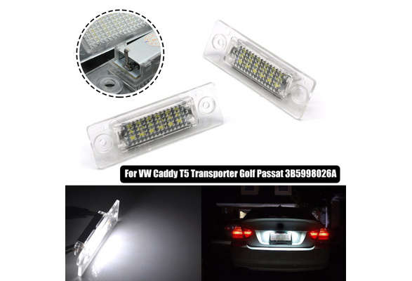 vw caddy led number plate lights