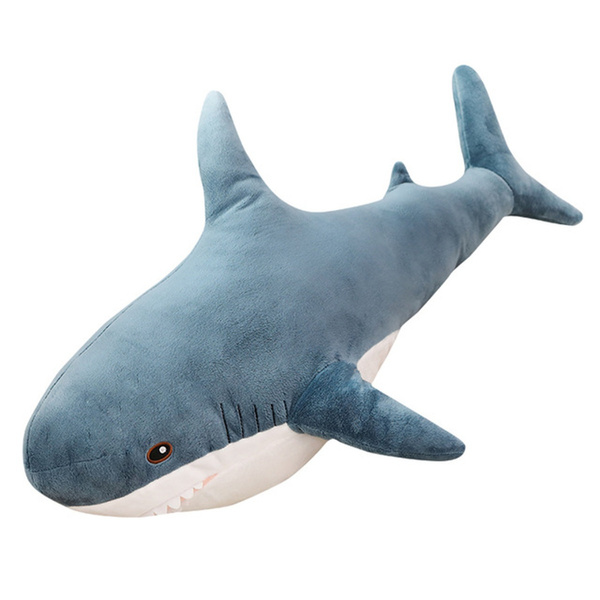Biting Great White Shark Plush Stuffed Animal Colorata Japan for sale online 