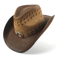 Cowboy, leather, Hats, Men