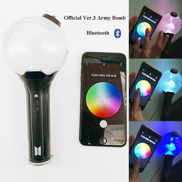 Lightstick Bts Army Bomb V3 Original Bluetooth Con Foto –