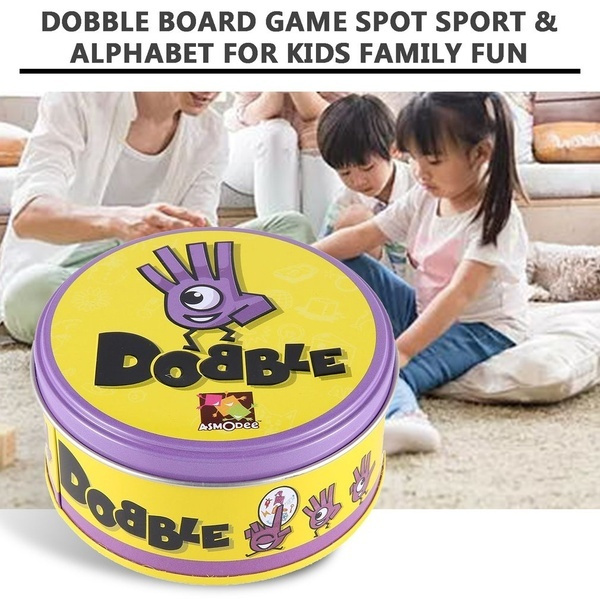 Juego de mesa DOBBLE spot sport & alphabet para niños diversión famili 