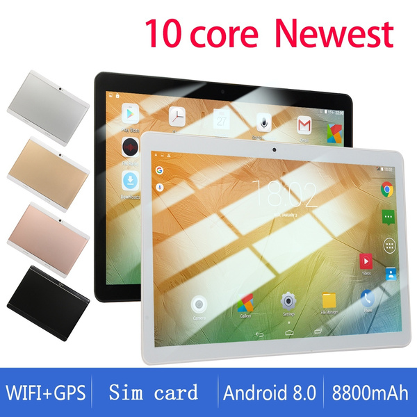 tablet android 8.0 6G+128G ten core 10.1 inch 1960*1080 wifi dual sim