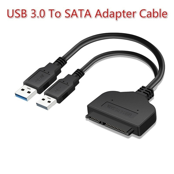 Computer Cables Drive 480MB/S Transmission Speed USB 2.0 to Converter SATA Interface Copper ABS Shell for Ordinary 2.5 Inch SATA Notebook Hard Cable Length: 0.33m 