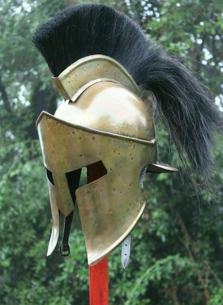 300 King Leonidas Spartan Helmet Warrior Costume Medieval Helmet SCA Gift 