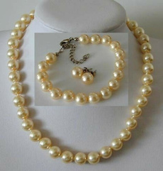 golden, Fashion, Jewelry, pearls