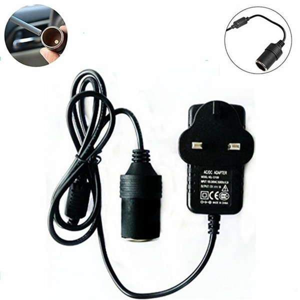 car charger to mains plug