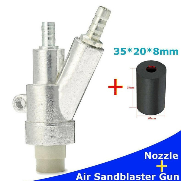 1PC Silver Stainless Steel Air Gun Kit Spray Gun 35mm Boron Carbide nozzle Kit 