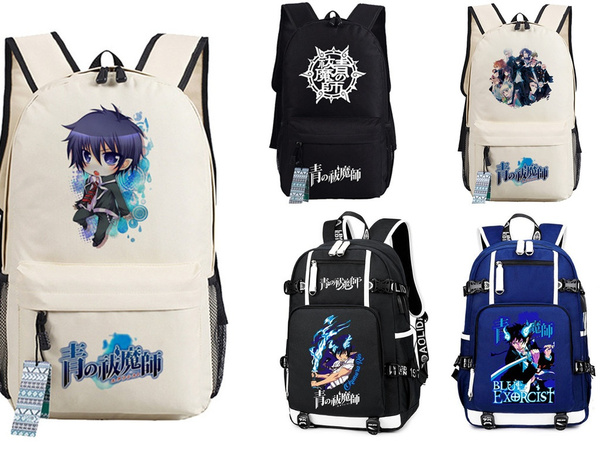 blue exorcist backpack