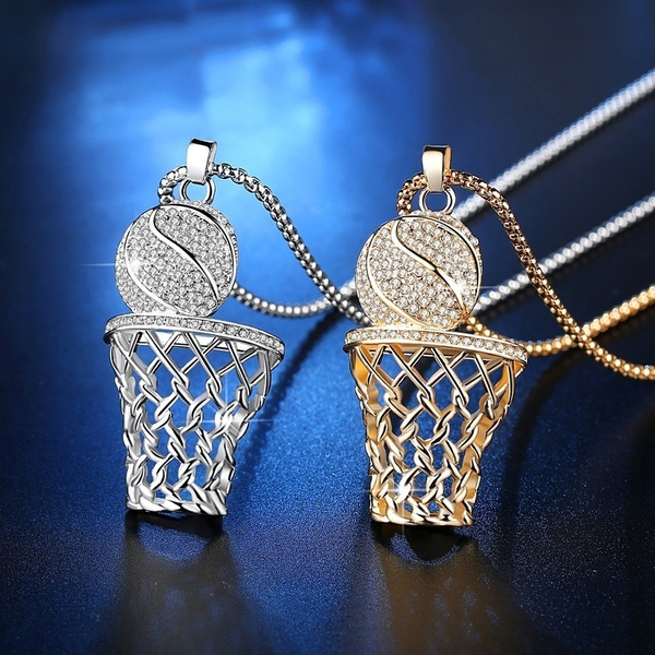 Basketball on sale chain pendant