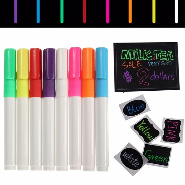 6pcs White Liquid Chalk Marker