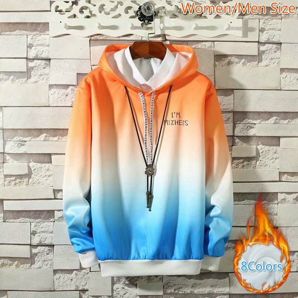 New Women Men Hooded Hoodies Fashion Oversized Tops Couple Loose