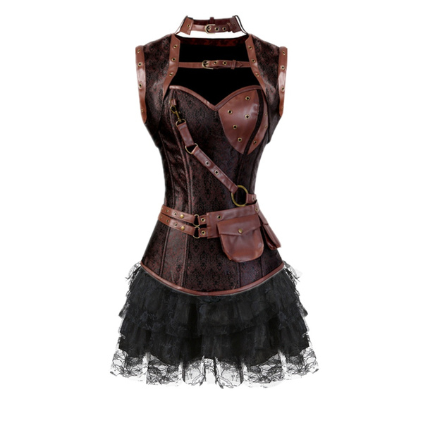 Steampunk Mini Dress