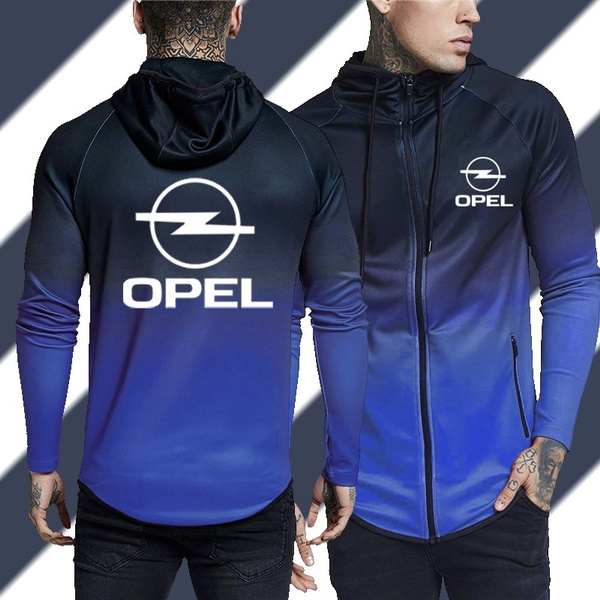 OPEL Rekord Coupe Hoodie mit Emblem Wunschtext auf Kennzeichen möglich