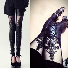 Leggings, Fashion, Lace, pants