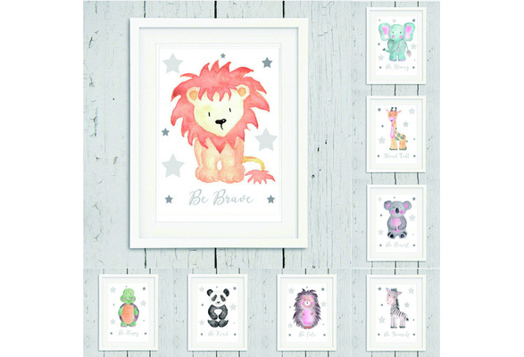 Modern Home Design Cute Animal Digital Poster Nursery Wall Art Be You Monsters Printable Art Kids Room Decor Quote Art Perfect Gift