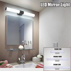 Bathroom, Modern, led, ledmirrorfrontlight