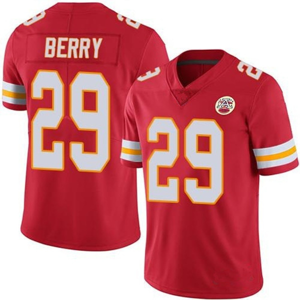 Kansas City Chiefs #29 BERRY NFL Rugby Jersey Rugby Shirt