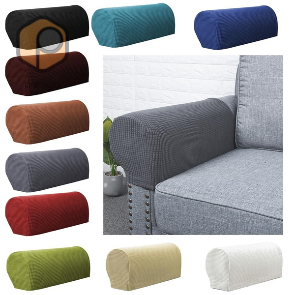 Prettyia Set Of 2 Armrest Covers Stretchy Chair Sofa Arm Protectors Stretch To Fit Wish Prettyia Set Of 2 Armrest Covers, Furniture Arm Protectors