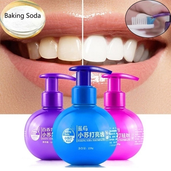 220g Newest Baking Soda Toothpaste Stain Removal Whitening Toothpaste