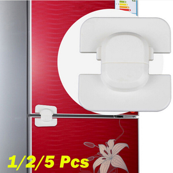 1/2/5 Pcs Home Refrigerator Fridge Freezer Door Lock Latch Catch Toddler Kids Child