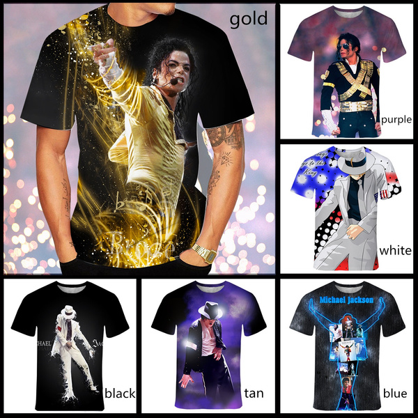 Newest Women/Men's Michael Jackson Graphic Tee 3D Print Casual T-Shirt