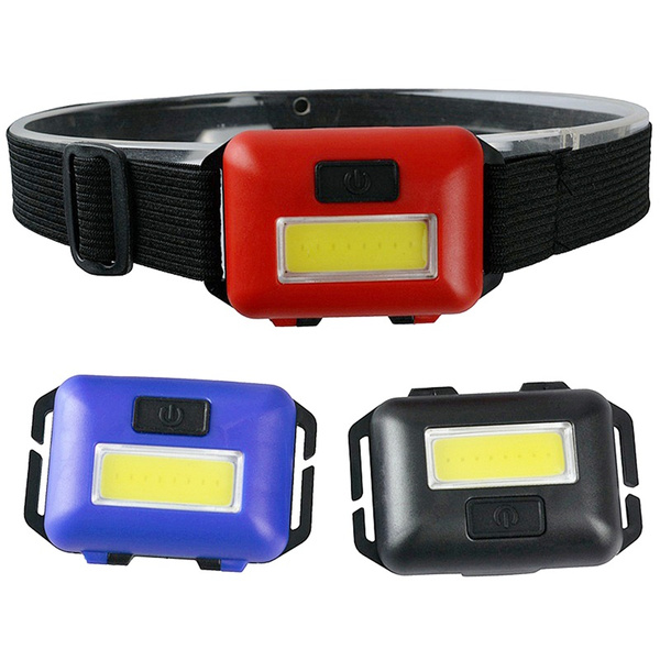 Details about   COB LED Mini Headlamp Headlight Adjustable Camping Torch Lamp Light 3*AAY`cc 