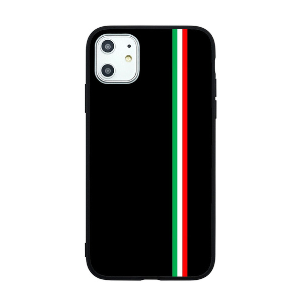 Minimalist Italian Flag Design pattern phone case for Iphone 11 11Pro 11ProMAX X XS XR XSMAX 6 6P 7 7P 8 8P phone Case Huawei P30 P30 Pro