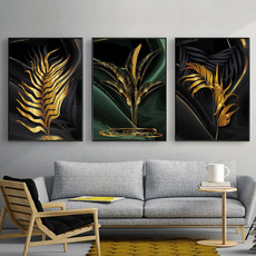 paintingsforlivingroom, golden, art, Home Decor