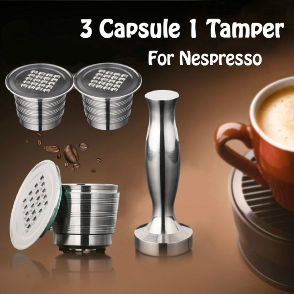 Stainless Metal Reusable For Nespresso 