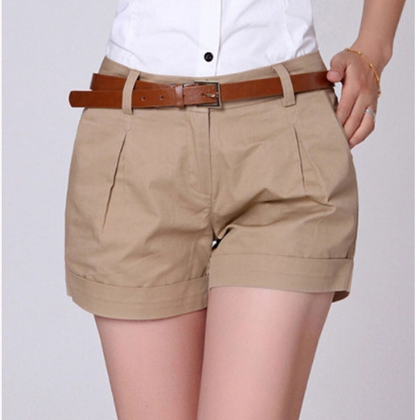 Ladies Cotton Pocket Drawstring Hot Pants Women Loose Casual Elasticity  Shorts | Fruugo US