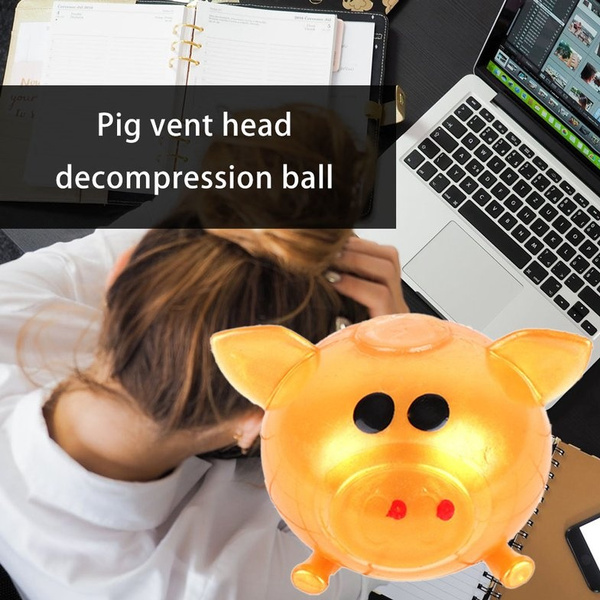 decompression splat toy pig