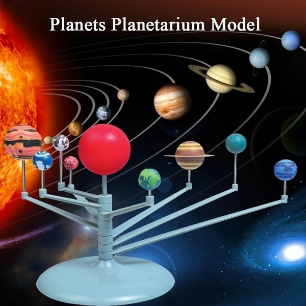DIY Planetarium Solar System Model Nine Planets Astronomy Science Project Toy 