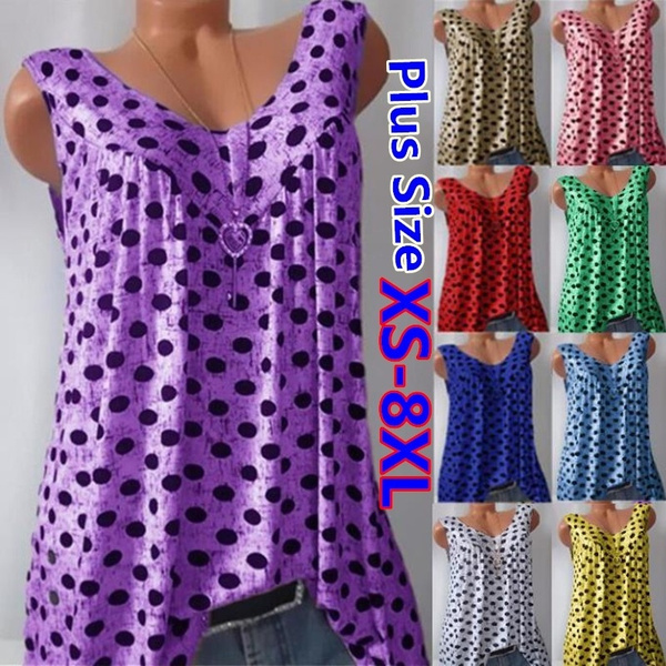Summer Tops O-neck Sleeveless Shirts 