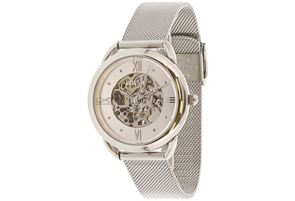 Fossil Women s Tailor Mechanical ME3166 Silver Stainless Steel