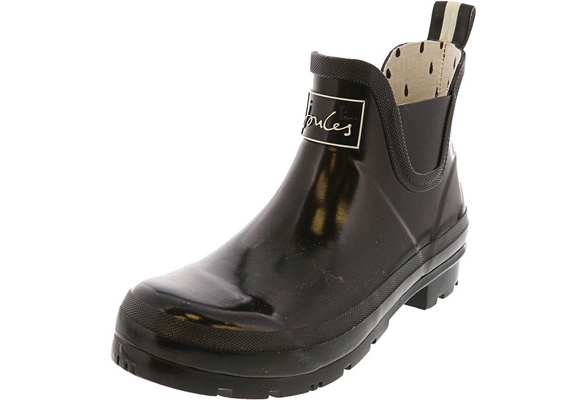 Wellibob Gloss Black Gloss Ankle Wellies Wellibob Gloss Joules