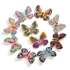 butterfly, fashionbrooch, starfishbrooch, Colorful