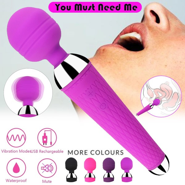 New Handheld 10 Speeds Vibrating Cl it Vibrator for Women Waterproof Rechargeable Sex Toys for Women