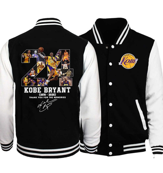 Kobe Bryant Printed Longsleeve Fleece Coat Famous Basketball Star Fashion  Design Hooded Coat Men's Thicken Jacket