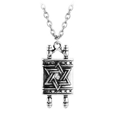 hebrewjewelry, punk necklace, antiquesilvernecklace, vikingstyle