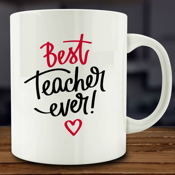 Best teacher ever jumbo coffee mug