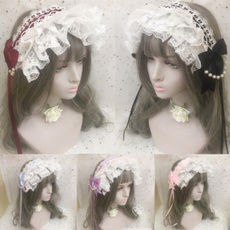 lolitaaccessory, Kawaii, headdress, Lace