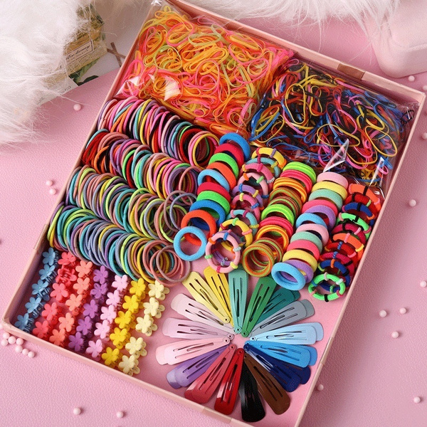 Candy Mixed Color Hair Accessories Set Fashion Girl Hair Clip