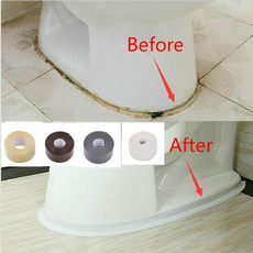 1PCS Home PVC Material Sink Crack Strip Kitchen Bathroom Bathtub Corner Sealing Tape Waterproof Mold Seal Strip Tape Corner Sticker Waterproof Strip Sealing Tape (Width 2.2cm, length 1m or 2m or 3m)