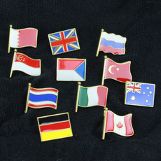 Canada, nationalflag, Metal, brooch